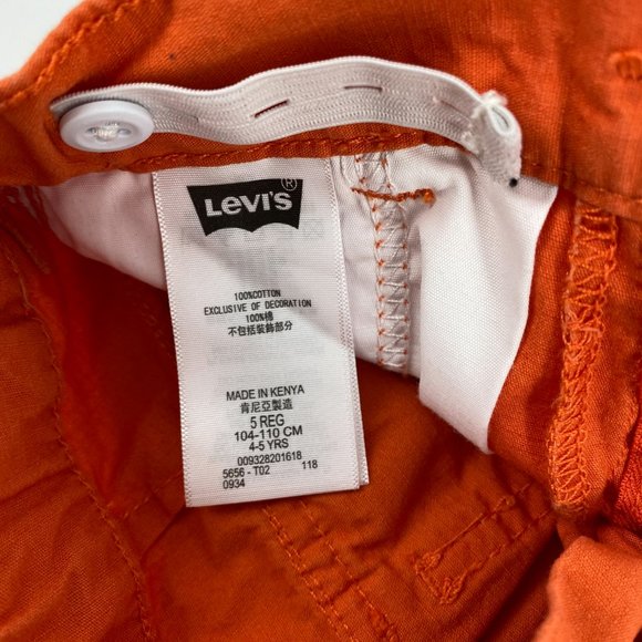 LEVI'S San Francisco Orange Cargo Pocket Shorts LVBA-492 - Picture 13 of 16